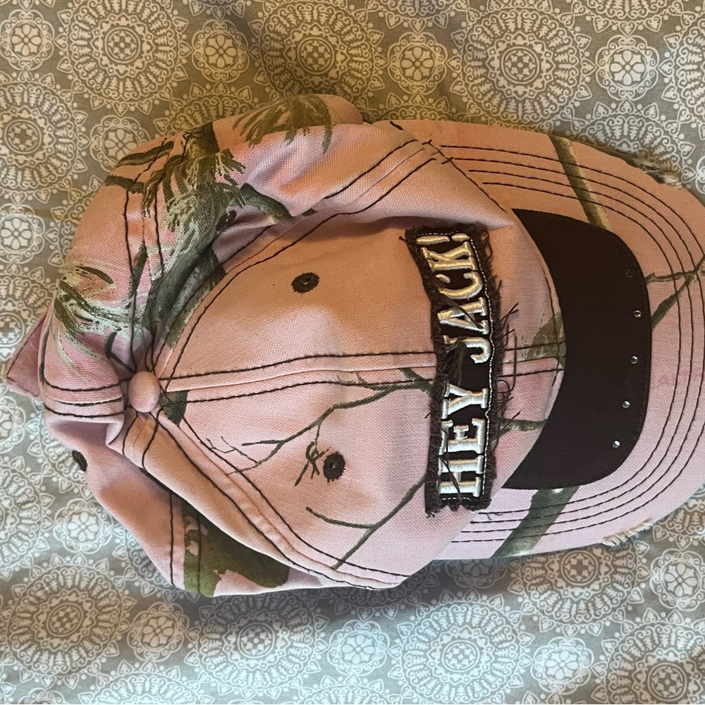 Hey jack pink army hat/cap